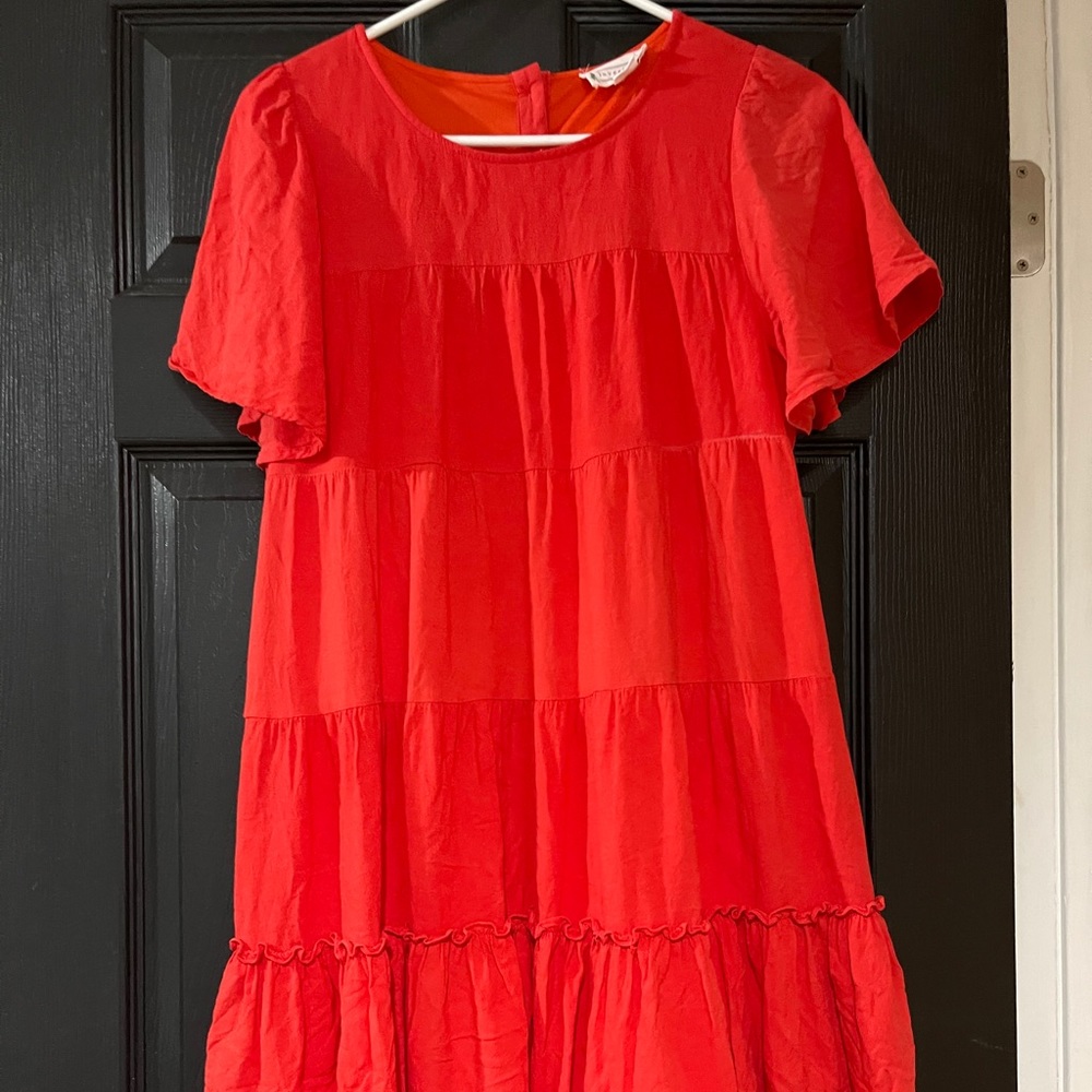 Roolee red summer dress